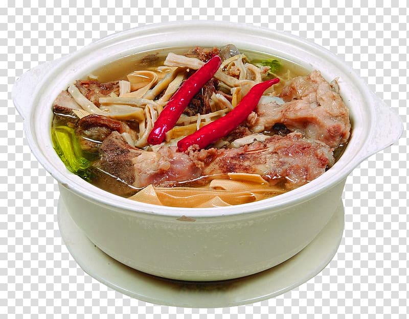 bowl of soup, Beef noodle soup Tom yum Laksa Prawn soup Lomi, Spicy Tom Yum soup transparent background PNG clipart