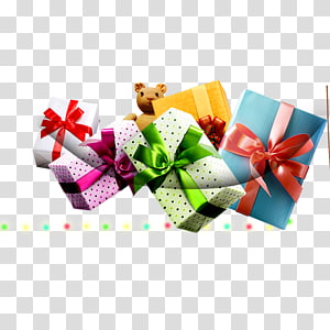 Christmas Gift Santa Claus Paper, Creative Christmas gifts transparent background PNG clipart thumbnail