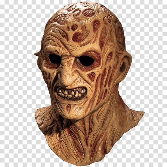 Freddy Krueger Michael Myers Latex mask Costume, mask transparent background PNG clipart