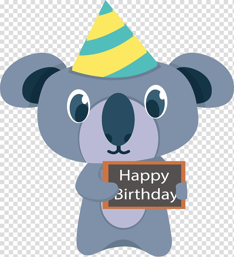 Koala Happy Birthday to You, Happy birthday to you Koala! transparent background PNG clipart
