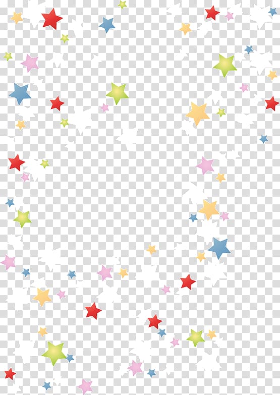 assorted-color stars, Shading , Shading stars transparent background PNG clipart