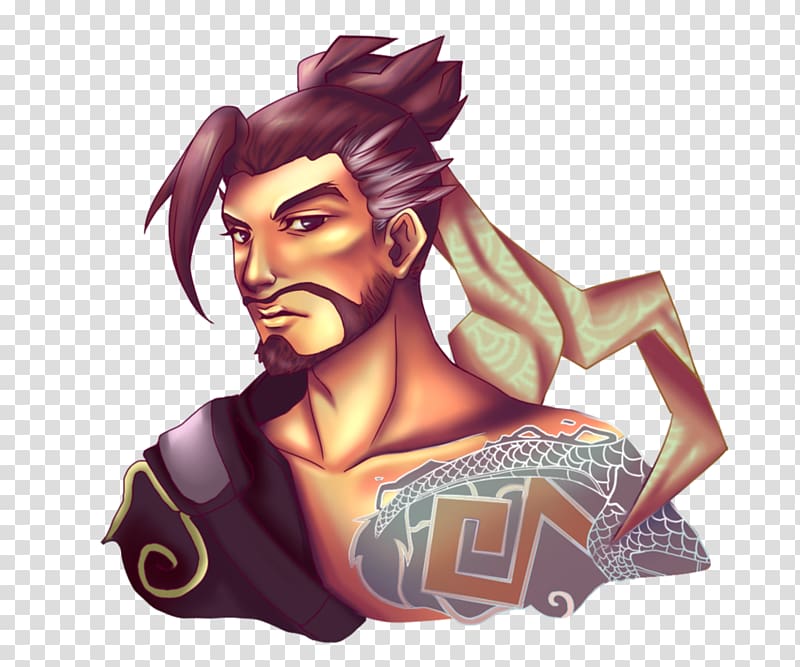 Hanzo Overwatch Fan art Drawing, Peewee\'s Big Adventure transparent background PNG clipart
