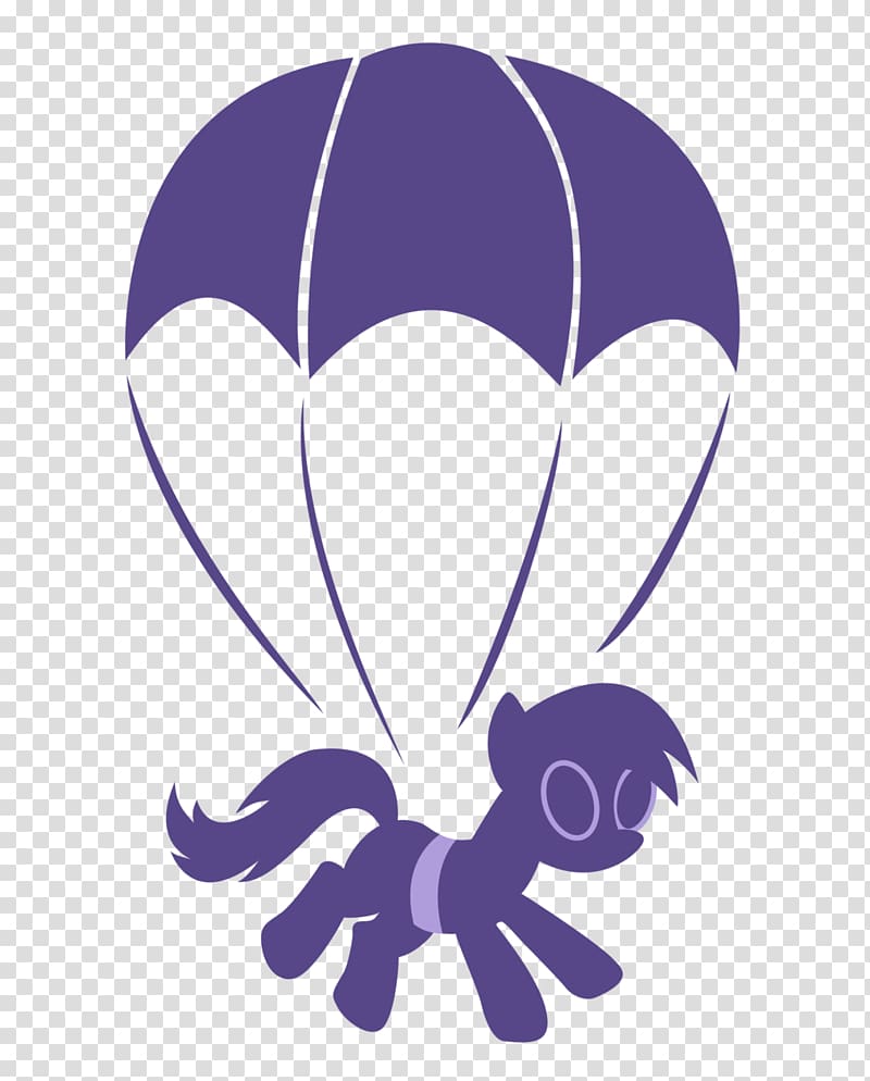 Applejack Rarity Pony Parachute Parachuting, parachute transparent background PNG clipart