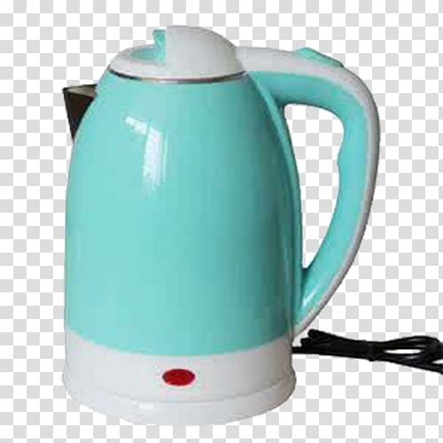 Light Kettle Blue Switch, Light blue hot plug plate hot kettle transparent background PNG clipart