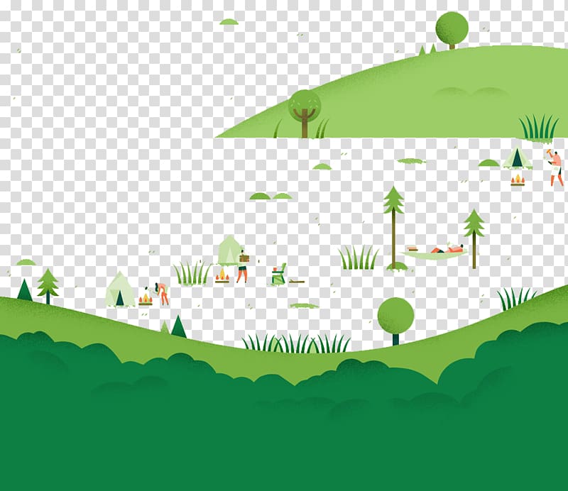 , Flat on people playing lawn transparent background PNG clipart