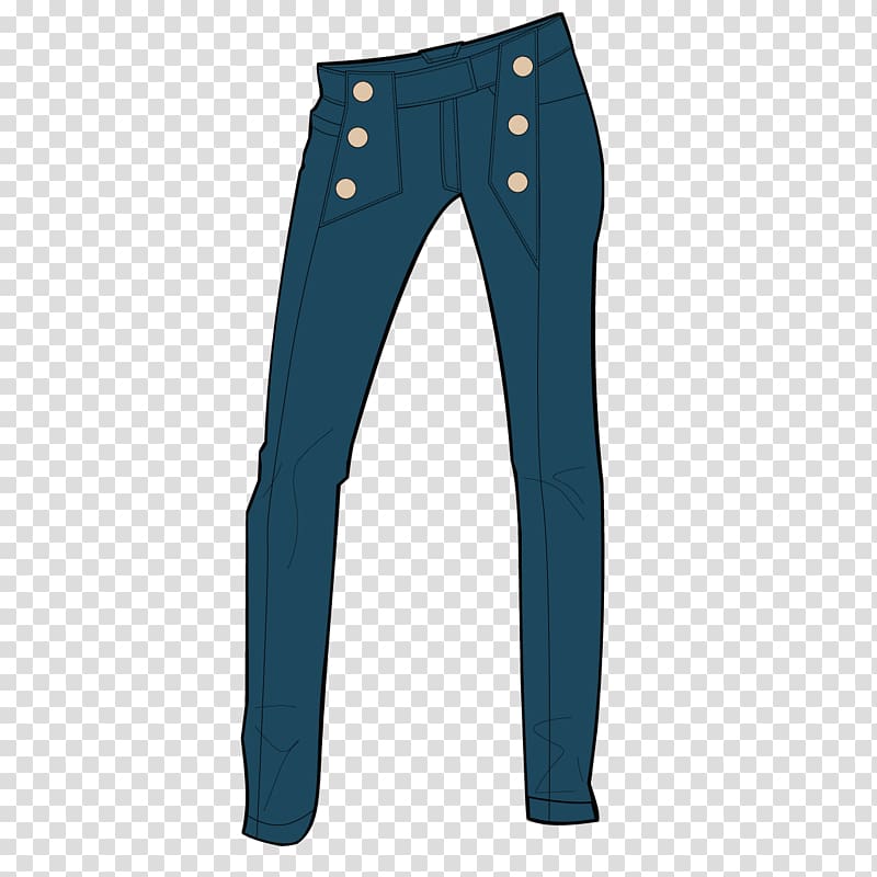 Jeans Fashion Trousers, Exquisite fashion jeans transparent background PNG clipart