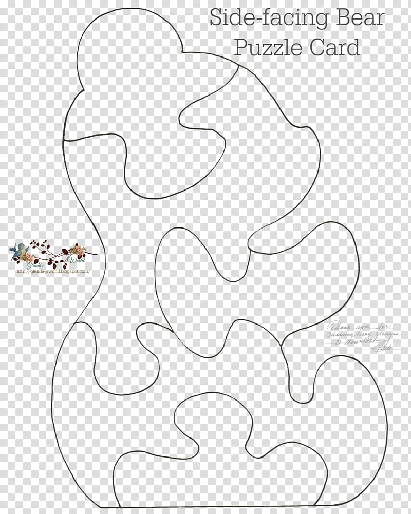 Jigsaw Puzzles World Puzzle Championship Coloring book, pattern bear transparent background PNG clipart