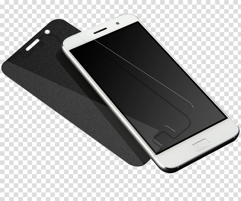 turned-off white Android smartphone and black case, Smartphone Feature phone Mobile phone accessories, Phone transparent background PNG clipart