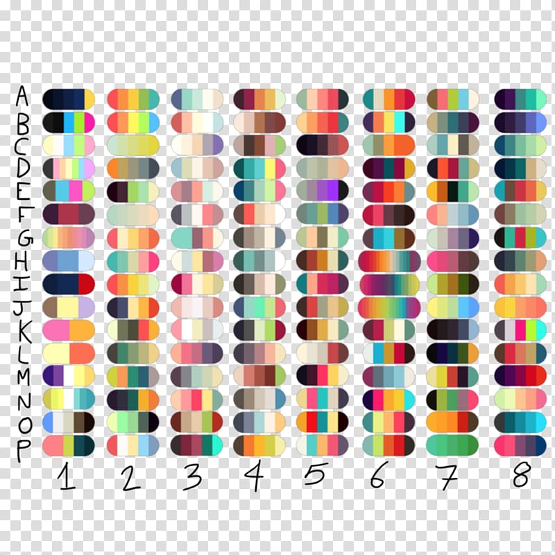 Color scheme Palette Drawing Color chart, drawing challenge transparent background PNG clipart