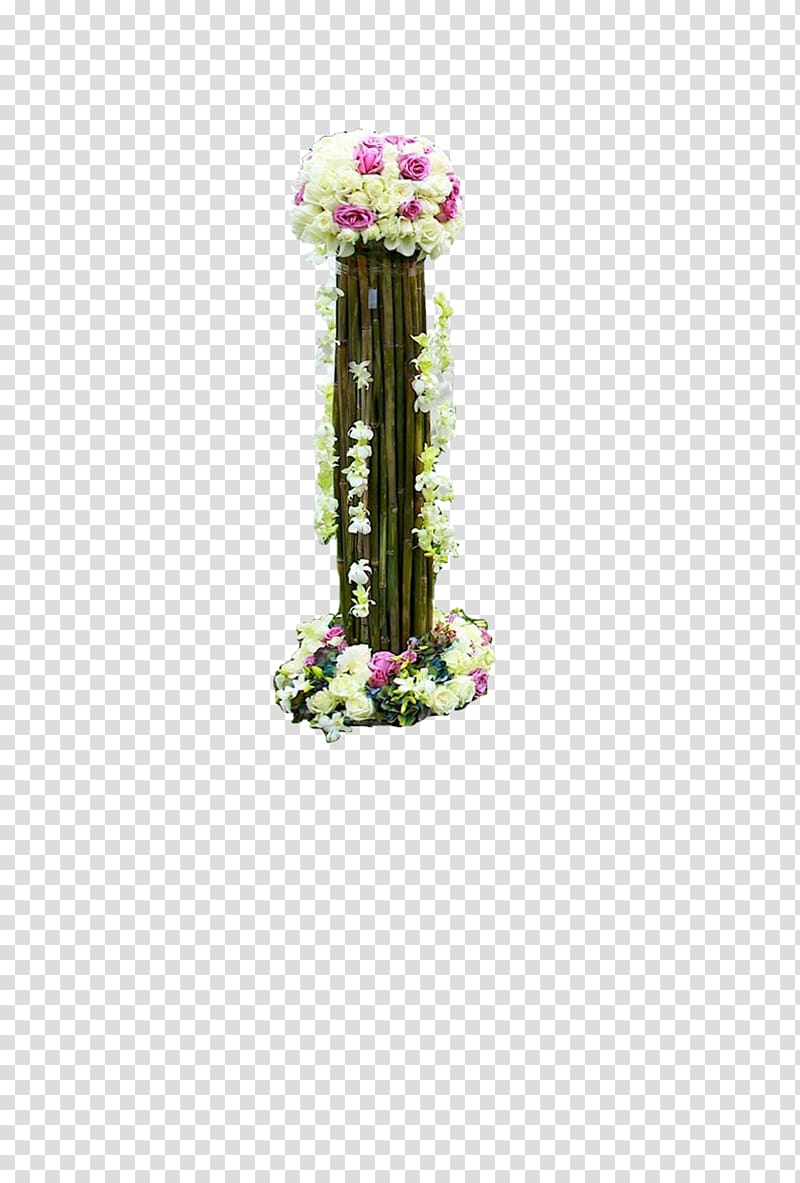 Wedding Flower Ceremony, Wedding, COLUMN transparent background PNG clipart