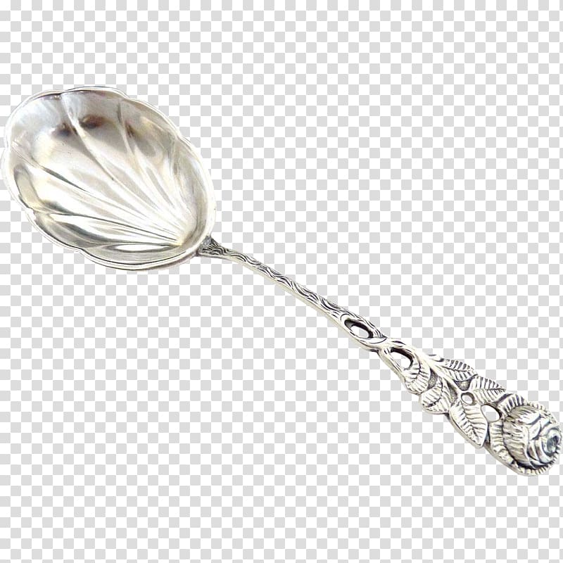 Sugar spoon Cutlery Silver spoon, silver plate transparent background PNG clipart