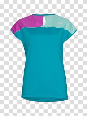 T-shirt Sleeve Shoulder Turquoise, T-shirt transparent background PNG clipart thumbnail