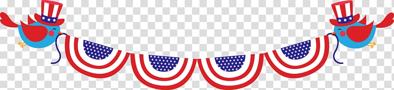 Bird Flag of the United States, Bird mouth floating flag transparent background PNG clipart