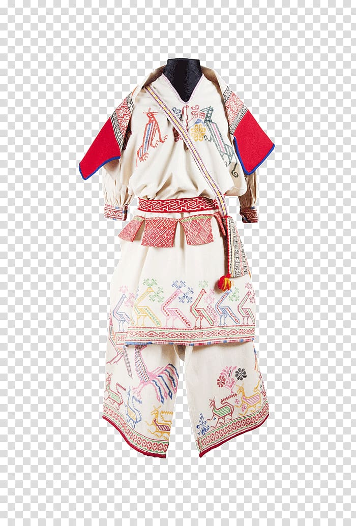 Nayarit Huichol Sierra Madre Occidental Clothing Folk costume, suit transparent background PNG clipart