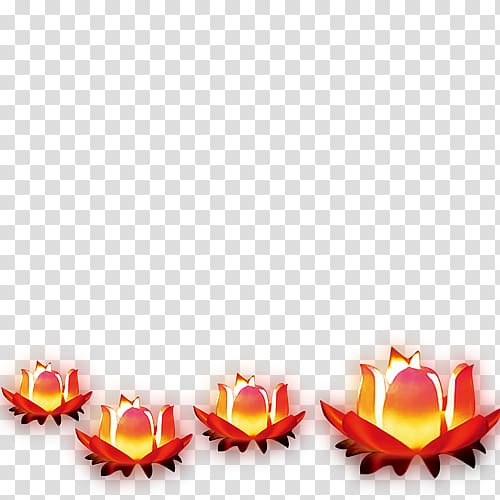 Tangyuan Lantern Festival Chinese New Year, Lotus lights to avoid the material transparent background PNG clipart