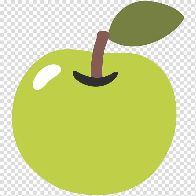 apple fruit illustration, Emoji Apple transparent background PNG clipart
