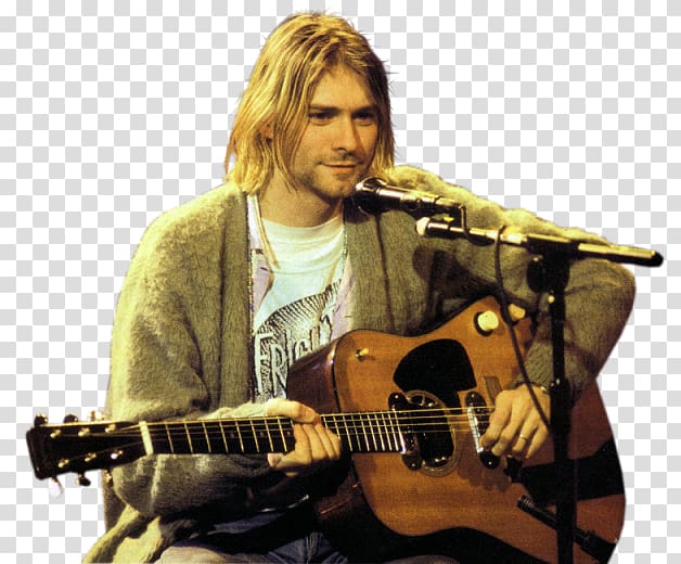 Suicide of Kurt Cobain Kurt Cobain: Montage of Heck Nirvana MTV Unplugged in New York, guitar transparent background PNG clipart