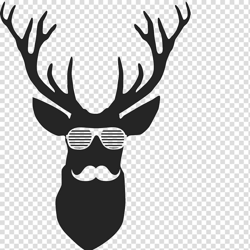 Reindeer Antler Hipster , Reindeer transparent background PNG clipart
