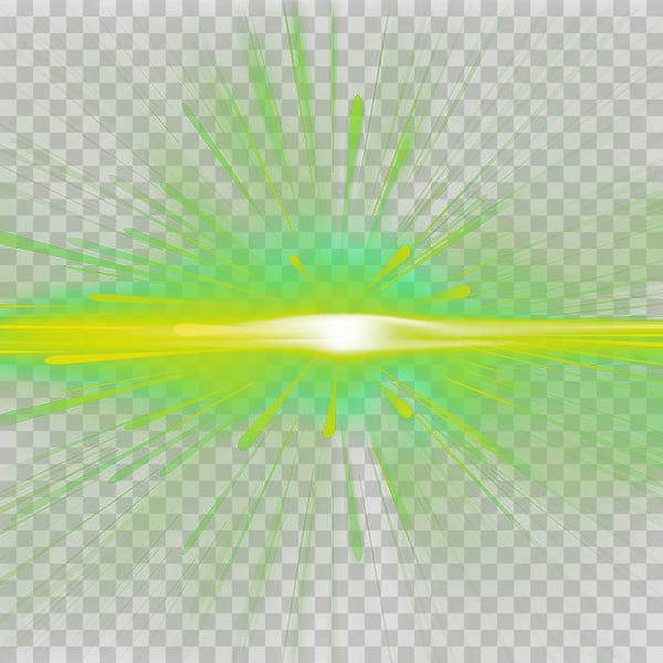 green radial light effect transparent background PNG clipart