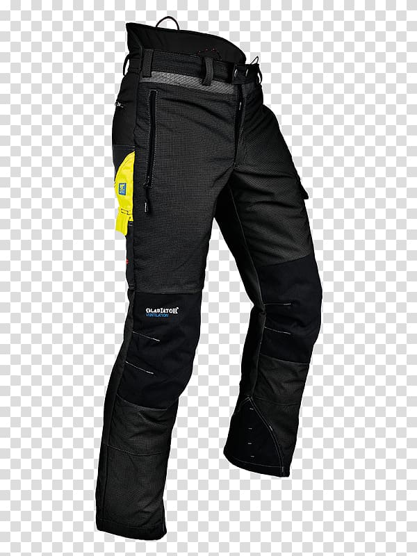 Kettingzaagbroek Chainsaw safety clothing Pants, chainsaw transparent background PNG clipart