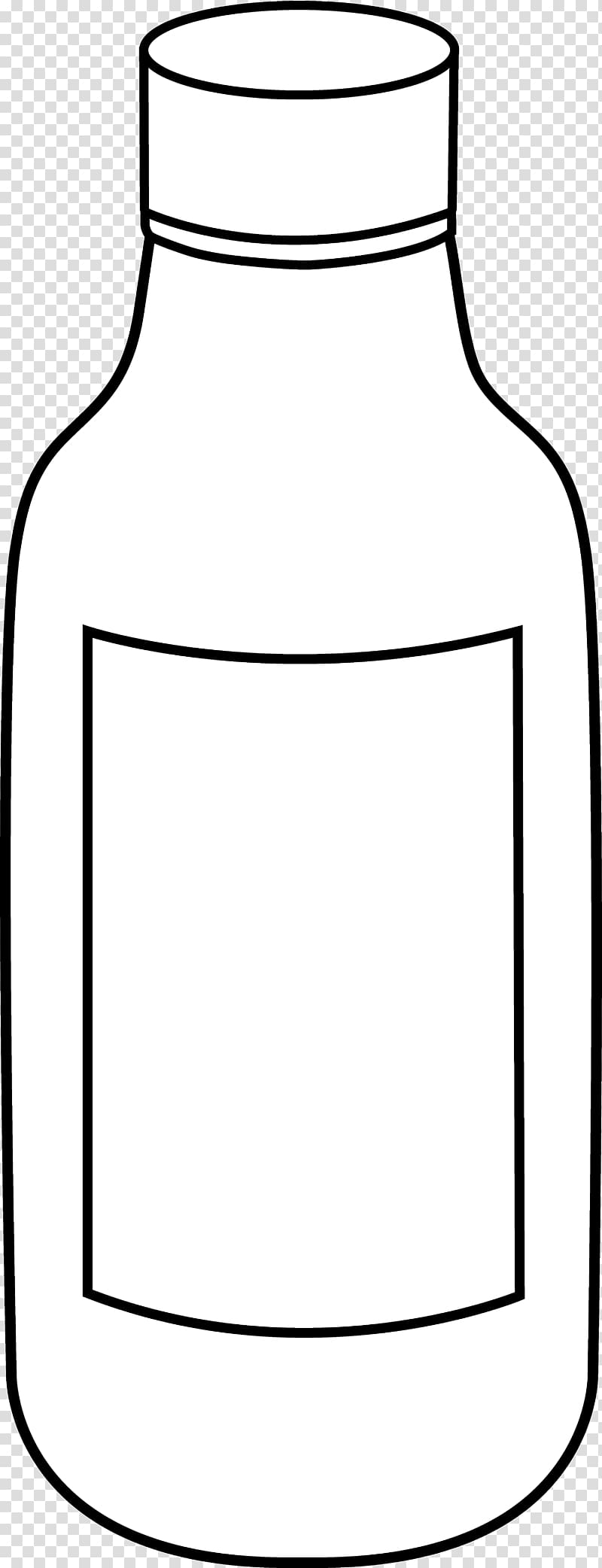 Line art Bottle Black and white Drawing , Science Bottle transparent background PNG clipart