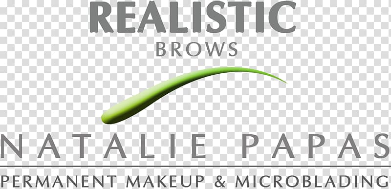 Logo Brand Green Close-up Font, Makeup tattoo transparent background PNG clipart