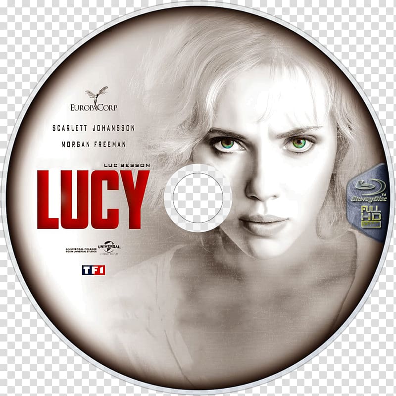Scarlett Johansson Lucy Blu-ray disc Film DVD, scarlett johansson transparent background PNG clipart