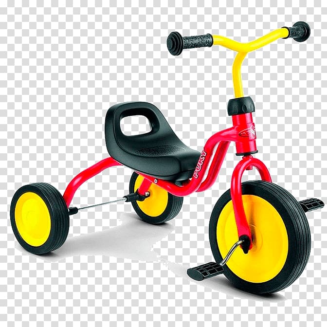 Tricycle Bicycle PUKY Child Red, Bicycle transparent background PNG clipart