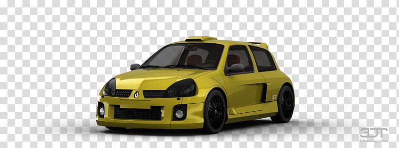 Clio V6 Renault Sport City car Subcompact car, car transparent background PNG clipart