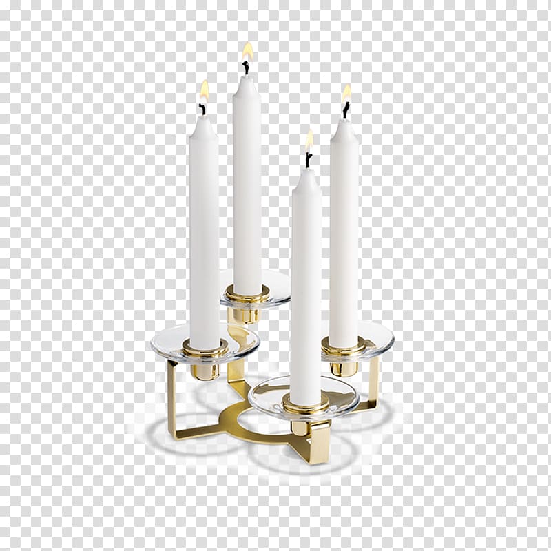 Candlestick Brass Advent candle Lighting, Candle transparent background PNG clipart