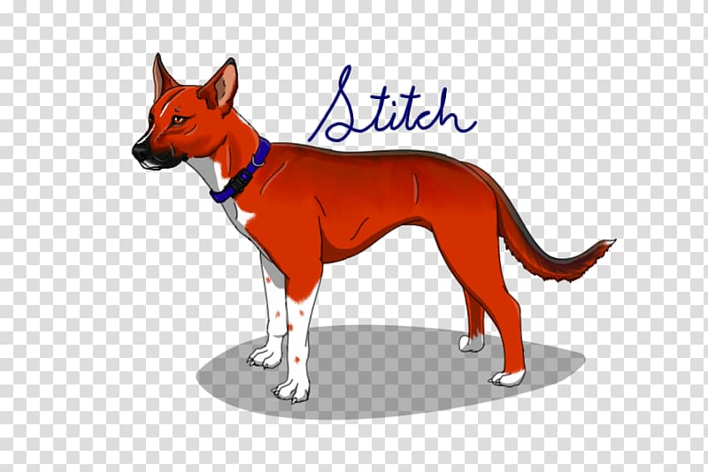 Dog breed Red fox Master Chief Stitch, stitch angel transparent background PNG clipart