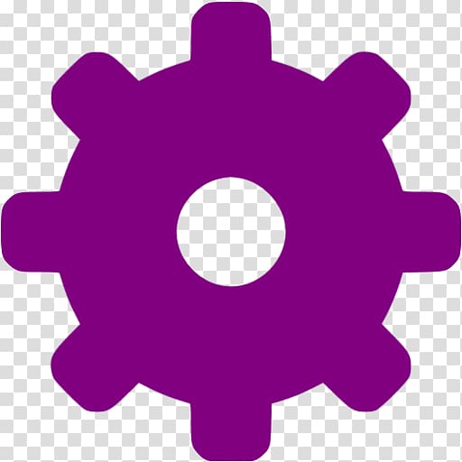 Black gear Computer Icons , dark green and purple transparent background PNG clipart