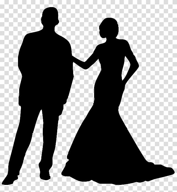 prom couple silhouette