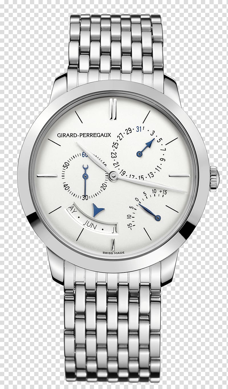 Watch Girard-Perregaux Rolex Chronograph Tissot, watch transparent background PNG clipart