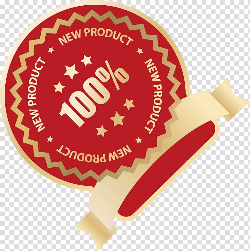 Red Euclidean , Red product label ribbon transparent background PNG clipart