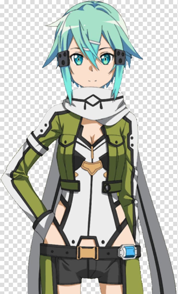 Sinon Kirito Sword Art Online: Hollow Realization Anime Asuna, Anime transparent background PNG clipart