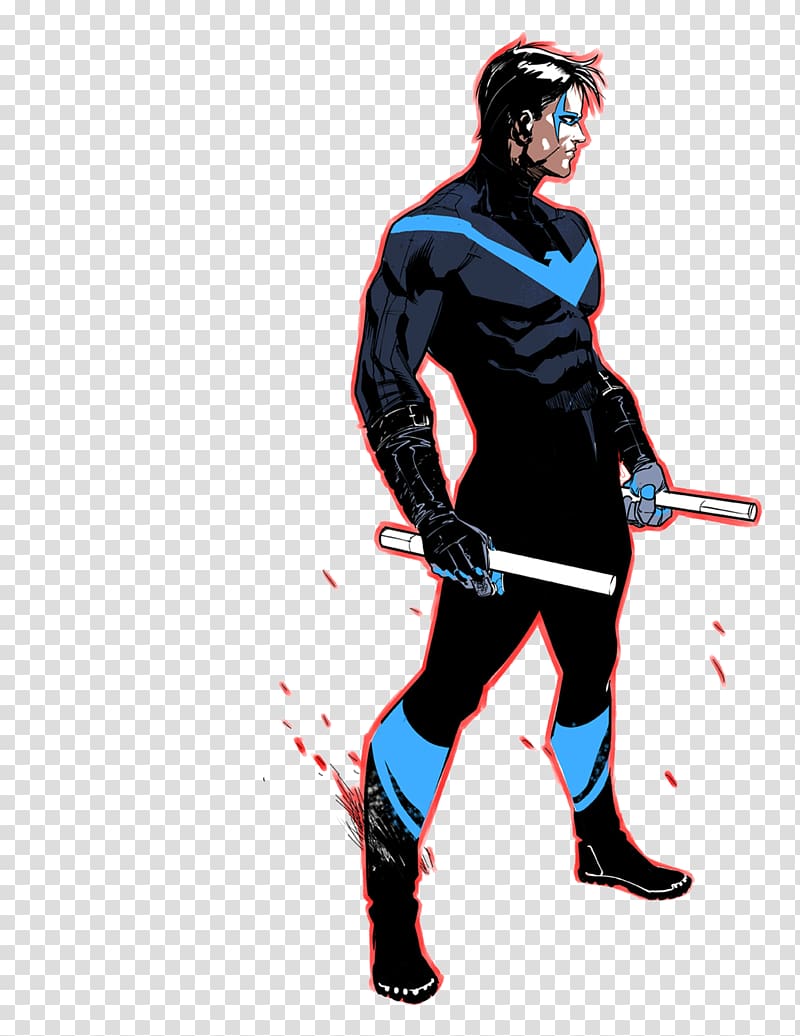 Nightwing Robin Batman Batgirl Jason Todd, nightwing transparent background PNG clipart