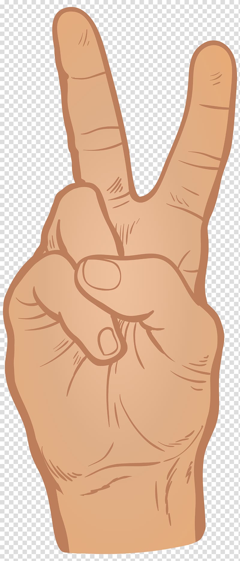 peace gesture illustration, Thumb Hand Illustration, Hand Showing Victory transparent background PNG clipart