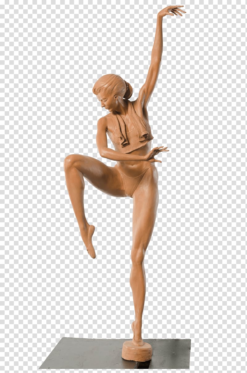 beige ballerina figurine, Dancer transparent background PNG clipart