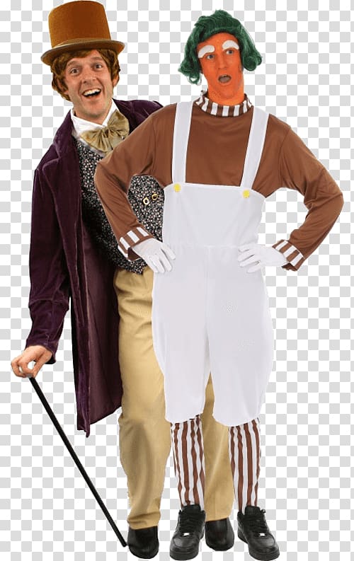 Willy Wonka & the Chocolate Factory Charlie and the Chocolate Factory Costume Oompa Loompa, celebrity couples halloween transparent background PNG clipart