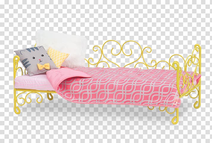 Doll Canopy bed Toy Armoires & Wardrobes, girl bed transparent background PNG clipart