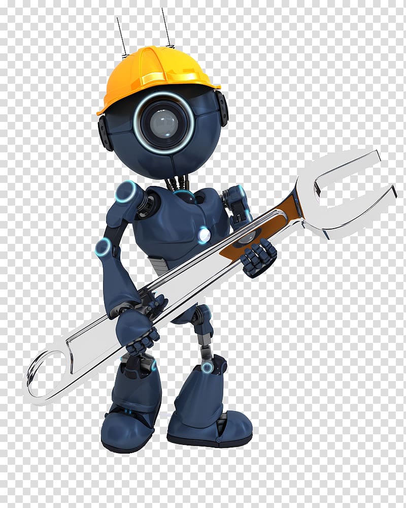 robot holding wrench , Robot Euclidean Icon, robot transparent background PNG clipart