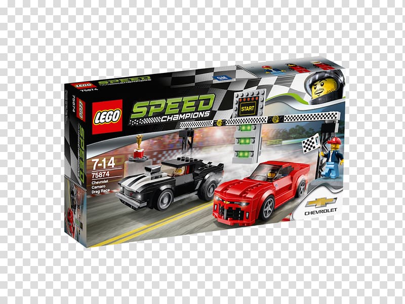 LEGO 75874 Speed Champions Chevrolet Camaro Drag Race Lego Speed Champions, drag racing transparent background PNG clipart