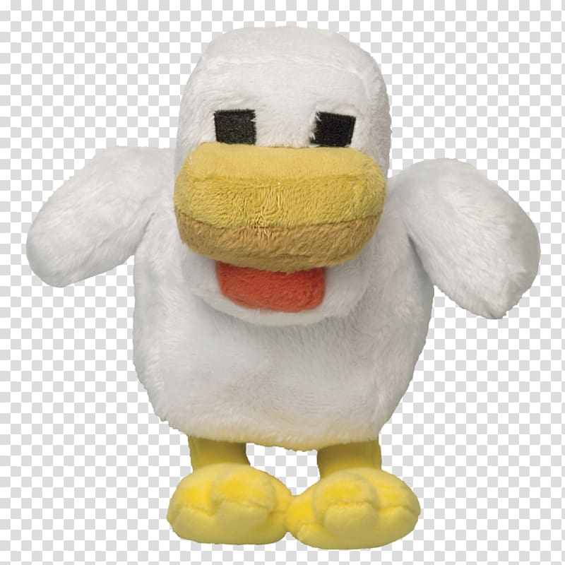 Plush Minecraft Chicken Stuffed Animals & Cuddly Toys Video game, Minecraft chicken transparent background PNG clipart