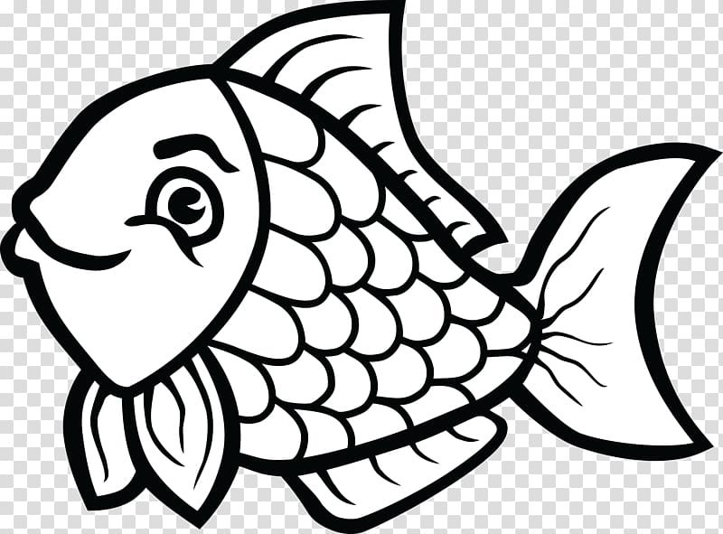 Coloring book Whitefish Black and white , fish transparent background PNG clipart