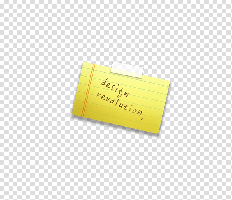 Brand Material Yellow, Yellow sticky notes transparent background PNG clipart