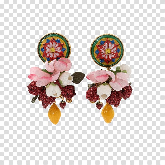 Earring Dolce & Gabbana Jewellery Fashion Clothing, Jewellery transparent background PNG clipart
