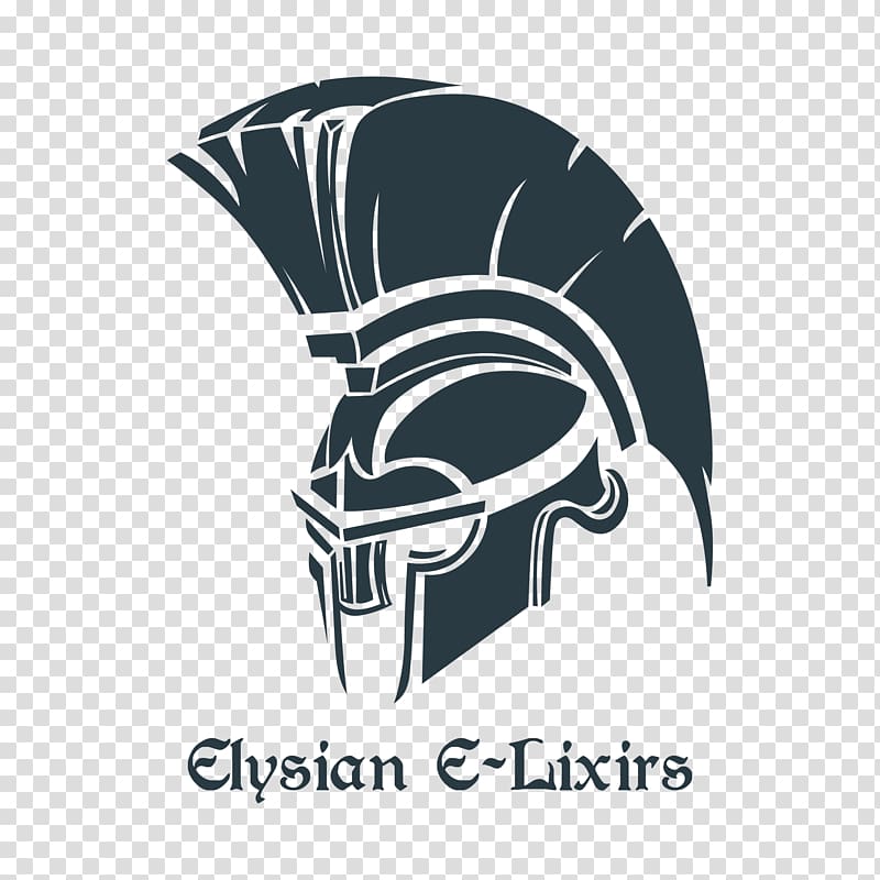 Elysian E-Lixirs logo, Motorcycle Helmets Sparta Decal Sticker, spartan transparent background PNG clipart