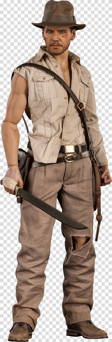 Harrison Ford Indiana Jones and the Temple of Doom Action & Toy Figures Sideshow Collectibles, others transparent background PNG clipart