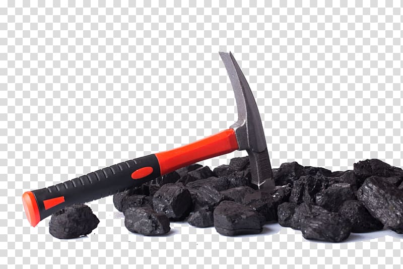 Hammer Coal, Hammer and charcoal transparent background PNG clipart
